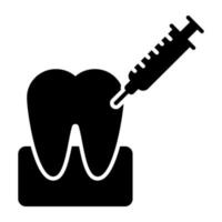 een pictogramontwerp van anesthesie vector