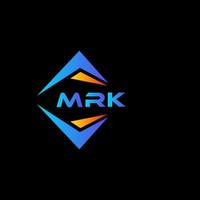 mrk abstract technologie logo ontwerp Aan zwart achtergrond. mrk creatief initialen brief logo concept. vector