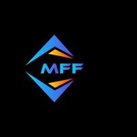 mff abstract technologie logo ontwerp Aan zwart achtergrond. mff creatief initialen brief logo concept. vector