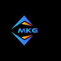 mkg abstract technologie logo ontwerp Aan zwart achtergrond. mkg creatief initialen brief logo concept. vector