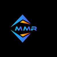 mmr abstract technologie logo ontwerp Aan zwart achtergrond. mmr creatief initialen brief logo concept. vector