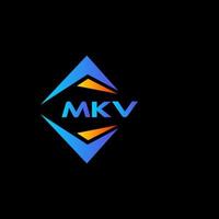 mkv abstract technologie logo ontwerp Aan zwart achtergrond. mkv creatief initialen brief logo concept. vector