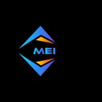 mei abstract technologie logo ontwerp Aan zwart achtergrond. mei creatief initialen brief logo concept. vector