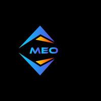 meo abstract technologie logo ontwerp Aan zwart achtergrond. meo creatief initialen brief logo concept. vector