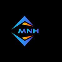 mnh abstract technologie logo ontwerp Aan zwart achtergrond. mnh creatief initialen brief logo concept. vector