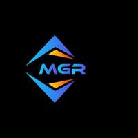 mgr abstract technologie logo ontwerp Aan zwart achtergrond. mgr creatief initialen brief logo concept. vector