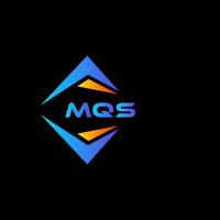 mqs abstract technologie logo ontwerp Aan zwart achtergrond. mqs creatief initialen brief logo concept. vector