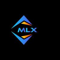 mlx abstract technologie logo ontwerp Aan zwart achtergrond. mlx creatief initialen brief logo concept. vector