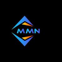 mmn abstract technologie logo ontwerp Aan zwart achtergrond. mmn creatief initialen brief logo concept. vector