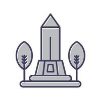 monument vector icoon