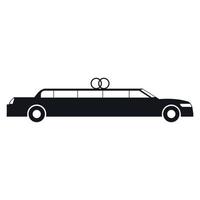 limousine gemakkelijk icoon vector