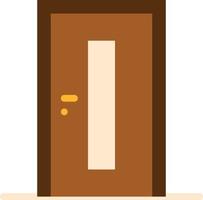 deur slot dichtbij Open huis - vlak icoon vector