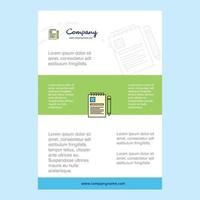 sjabloon lay-out voor document comany profiel jaar- verslag doen van presentaties brochure brochure vector achtergrond