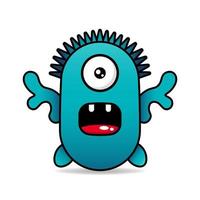 schattig tekening monster ontwerp mascotte kawaii vector