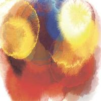 kleurrijk abstract waterverf bekladden met spatten en spatten rood en geel tinten kleur vector