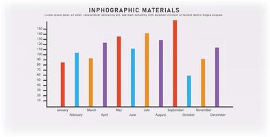 infographic glijbaan presentatie sjabloon grafisch vector