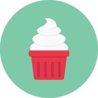 cupcake vectorillustratie op een background.premium kwaliteit symbolen.vector pictogrammen voor concept en grafisch ontwerp. vector