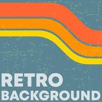 retro grunge textuur achtergrond met vintage kleur strepen vector