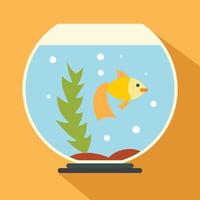 aquarium vlak icoon vector