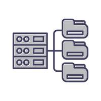 database vector pictogram