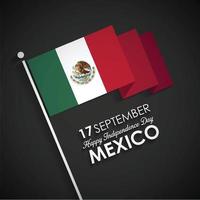 Mexico onafhankelijkheid dag ontwerp vector