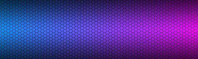 modern hoog resolutie blauw en roze meetkundig achtergrond met veelhoekige rooster. abstract zwart metalen zeshoekig patroon. gemakkelijk vector illustratie