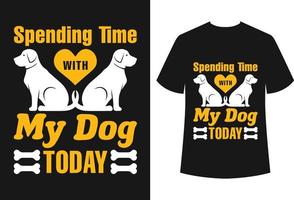 honden t-shirt ontwerp vector