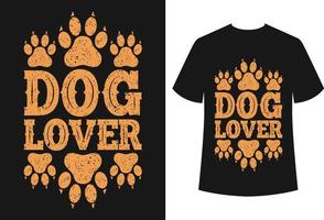 honden t-shirt ontwerp vector