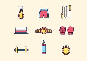 Gratis Boxing Icons vector