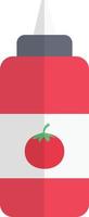 ketchup vector illustratie Aan een achtergrond.premium kwaliteit symbolen.vector pictogrammen voor concept en grafisch ontwerp.