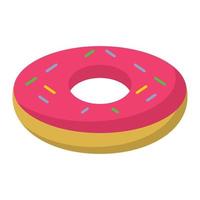 donuts vector illustratie Aan een achtergrond.premium kwaliteit symbolen.vector pictogrammen voor concept en grafisch ontwerp.