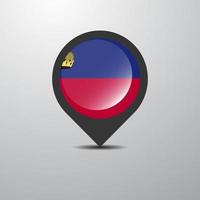 liechtenstein kaart pin vector