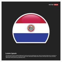 Paraguay vlaggen ontwerp vector