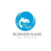 vis logo sjabloon creatieve vector