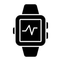 modern design icoon van fitness tracker vector