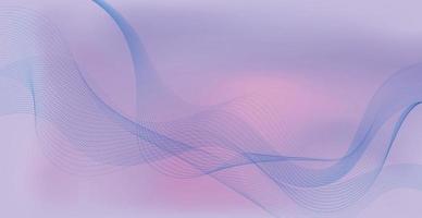panoramisch kleurrijk abstract elegant multi achtergrond met golvend lijnen - vector