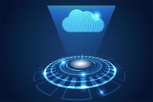 abstract vector wolk technologie internet gegevens Diensten concept innovatie ontwerp achtergrond