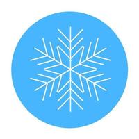 vector winter sneeuwvlok icoon. illustratie voor web