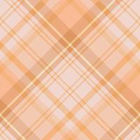 naadloos patroon in schattig oranje en geel kleuren voor plaid, kleding stof, textiel, kleren, tafelkleed en andere dingen. vector afbeelding. 2