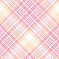 naadloos patroon in roze, licht beige en wit kleuren voor plaid, kleding stof, textiel, kleren, tafelkleed en andere dingen. vector afbeelding. 2