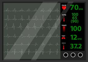 Heart Beat Monitor vector