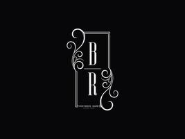 initialen br logo afbeelding, luxe br rb brief logo ontwerp vector