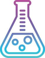 wetenschap laboratorium test buis bubbel - helling icoon vector