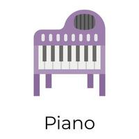 trendy pianoconcepten vector