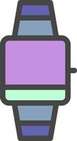 smartwatch kleur icoon vector