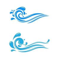 water splash pictogram vectorillustratie vector