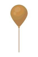 goud ballon helium drijvend vector