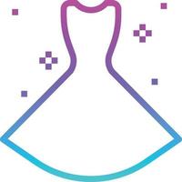jurk mode - helling icoon vector