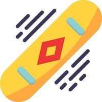 snowboarden bord ski sport - vlak icoon vector