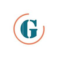 brief g logo icoon ontwerp sjabloon elementen voor uw toepassing of bedrijf identiteit. vector